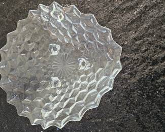 Fostoria American Clear 3-Toed Footed Bowl
