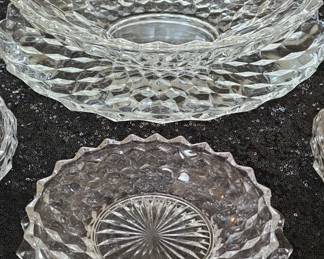 Fostoria American Clear Glass Salad Plate