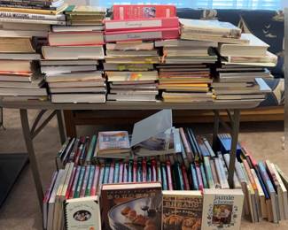Assorted Cook Books Entertaining Catering Books