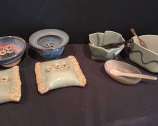 Incense Holders And Assorted Ceramics