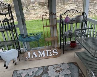 Patio Shelving And Decor