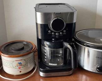Crock Pot, Cuisinart, Black And Decker Counter Top Appliance