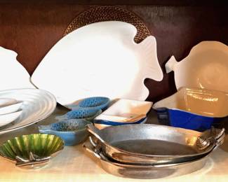 Seafood Serving Platters And Bowls
