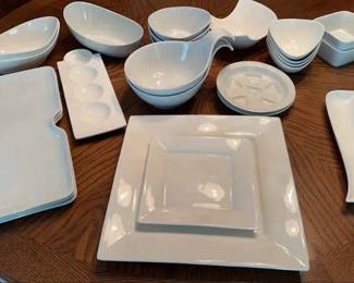 White Partyware