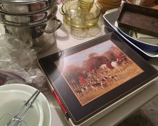 Place Mats, Dishes, Etc.
