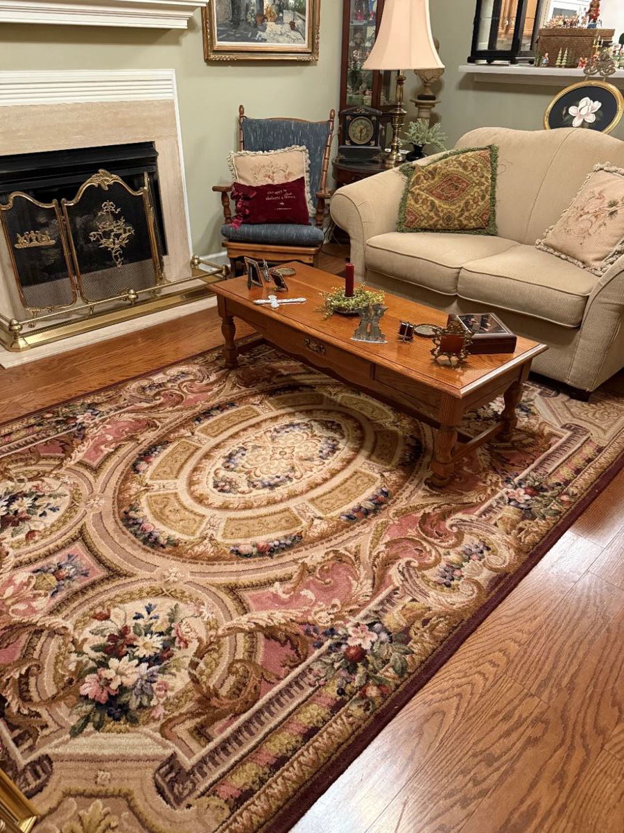 Loveseat, Rug and Coffee Table