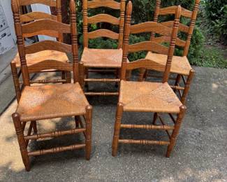 Ladder Back Dining Chairs