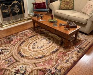 Loveseat, Rug and Coffee Table