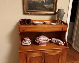 Small Buffet, Painting and Coffee Urn