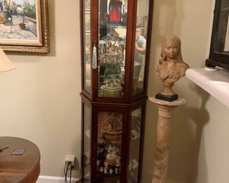 Girl Bust and Stand