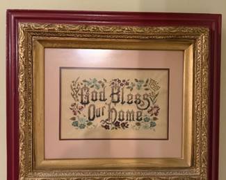 Framed Cross Stitching
