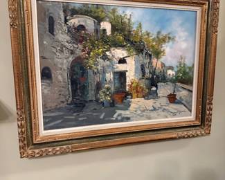 Italian Village Scene