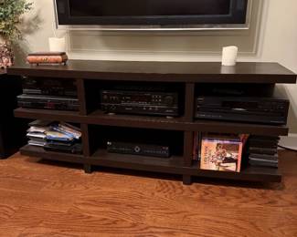 TV, Stand, and DVR Equipment