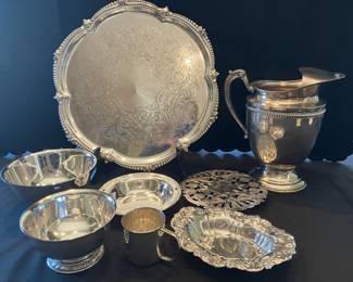 SF158Vintage Silver Plated Serving Ware