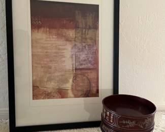 SF171Vintage Metal Food Container and Print