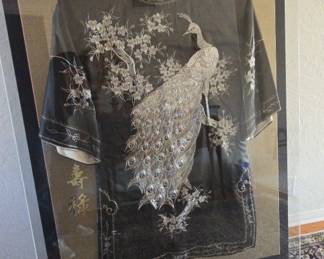 SF181VTraditional Asian Robe With Peacock Embroidery