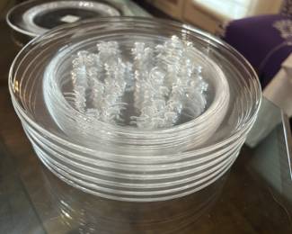 Lalique salad / dessert plates