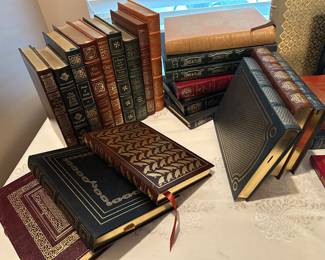 Easton Press leather bound books