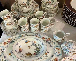Haviland Limoges "Golden Quail" china