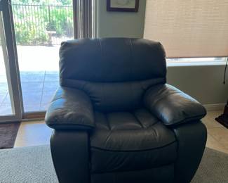 grey recliner