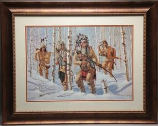 Winter Warriors by Michael Gentry, Signed