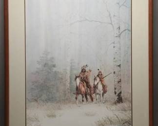 Mark Silversmith Native American Print, 974/1200