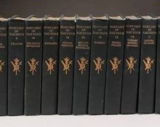 1913 Complete Set of History of Nations
