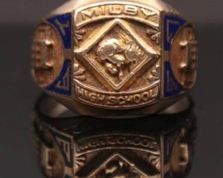 1957 Milby High 10K Gold Ring, 9.61g