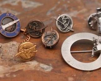 Vintage NASA Themed Pins