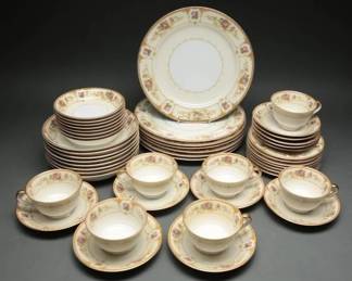 Noritake China, Allure Pattern, 48 Total Pieces