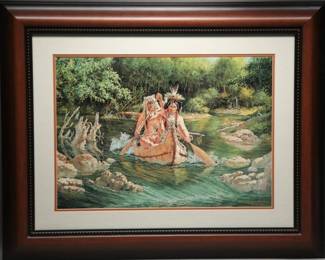 Wind River by Michael Gentry, Framed Print