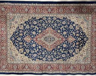 Classic Odyssey Blue Area Rug, 5’3" x 7’6"