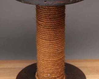Wooden Rope Works Spool, St. Louis, 1894
