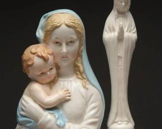 Porcelain Virgin Mary Madonna Lot
