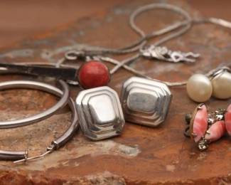 Sterling Silver Mixed Jewelry, 40.0 g
