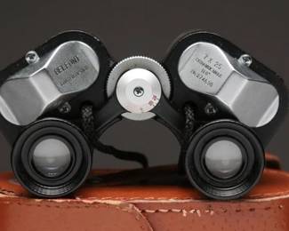 Vintage Belfont 7×25 Binoculars With Case
