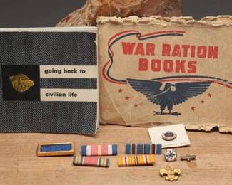 WWII-Era Ration Books & Memorabilia