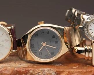 Four Mixed Metal Wristwatches