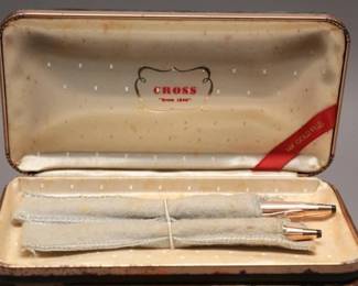 14kt Gold Filled Cross Pen & Pencil Set