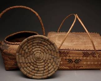 Handwoven Indigenous Basket Collection (3)