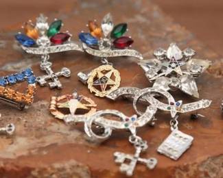 Order of Eastern Star Jewelry Set