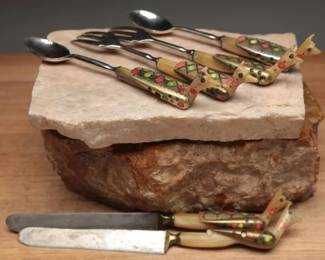 Lebanese Phoenix Horn Flatware (6)