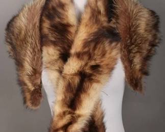 Three Vintage Fur Stoles & Wraps