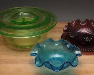 Vintage Glass Bowls (3)