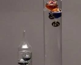 Two Glass Galileo Thermometers