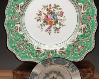 Wedgwood Florentine Plate & Ashtray Set