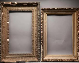Large Delicate Antique Frames