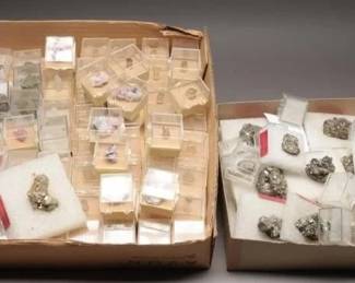 Boxed Mineral Specimens
