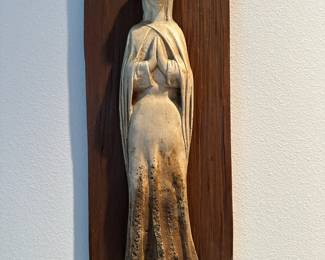 Madonna Virgin Mary Wall Plaque