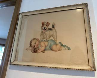 Framed Print "On Guard" by Charlotte Becker